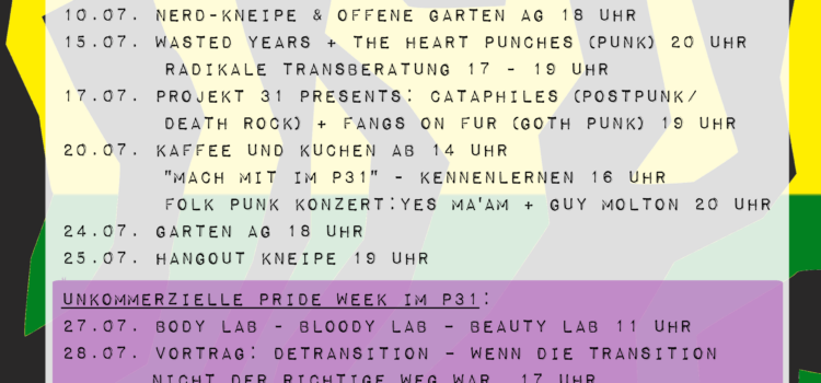 Aktuelles Monatsprogramm