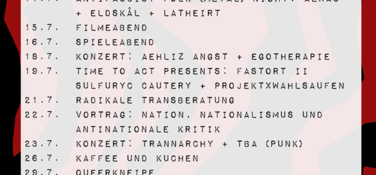 Aktuelles Monatsprogramm