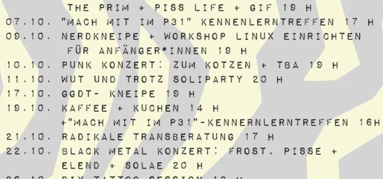 Aktuelles Monatsprogramm